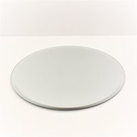 round shape; mirror surface; smooth edges; lightweight appearance; 10cm size;