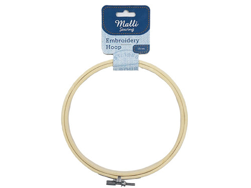 natural light wood colour; round hoop shape; metal screw adjustment; packaged with branded label;
