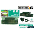 green colour; spring clip design; 20 pieces in mesh bag packaging; 2 different sizes included;