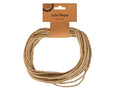natural tan colour; twisted rope strands; 4mm thickness; 8 metre length coiled; kraft paper label;