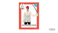 Cream-coloured long-sleeved shirt; Layered ruffle across the front; Lace-up neckline; Packaging states one size and shows an approximate height range of 165–185 cm;