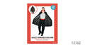 Black cape with a red-lined collar; White vest with gold-coloured buttons; Red waist sash; Gold-coloured medallion;