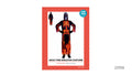 Black long tunic with orange and red flame graphics; Orange skeleton print across the front; Hooded mask with a skull graphic; Packaging states one size for approx. height 165–185 cm;