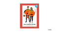 Bright orange pumpkin-shaped tunic with a black jack-o’-lantern face; Green collar detail and matching green-topped hat; Packaging shows the costume with an orange pumpkin bag;