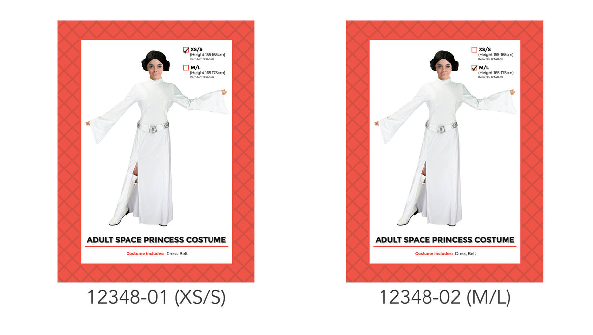 Long white dress with a high neckline; Wide flared sleeves; Silver-look belt with circular details; Long skirt with a side slit;