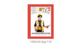 Yellow builder vest with reflective strips; Yellow hard hat; Tool accessories including saw, hammer, wrench, pliers, screwdriver; Costume designed for children aged 7-9;
