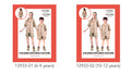 light brown shirt and shorts; button-up short sleeve shirt; rolled hems on shorts; unisex children’s costume outfit;