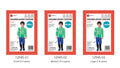 Green top with white vertical stripe and number 10; Blue pants; Child model wearing black boots (not included); Size labels visible: Small, Medium, Large;