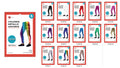 Metallic sheen leggings; Various colours including black, white, red, purple, blue, green, gold, silver, rainbow; Small size label; Packaging with red and white design; Soft stretch fabric appearance;