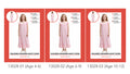 Pink colour; Floral embroidery on neckline; Ruffled hem; Sleeveless design; Loose fit night gown;