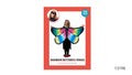 Rainbow coloured butterfly wing design; Includes black and rainbow coloured mask; One size for children approx. 130-150cm height; Wings worn on back with arm loops;