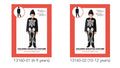 black jumpsuit with white skeleton print; matching black headpiece; full body suit with long sleeves and pants;