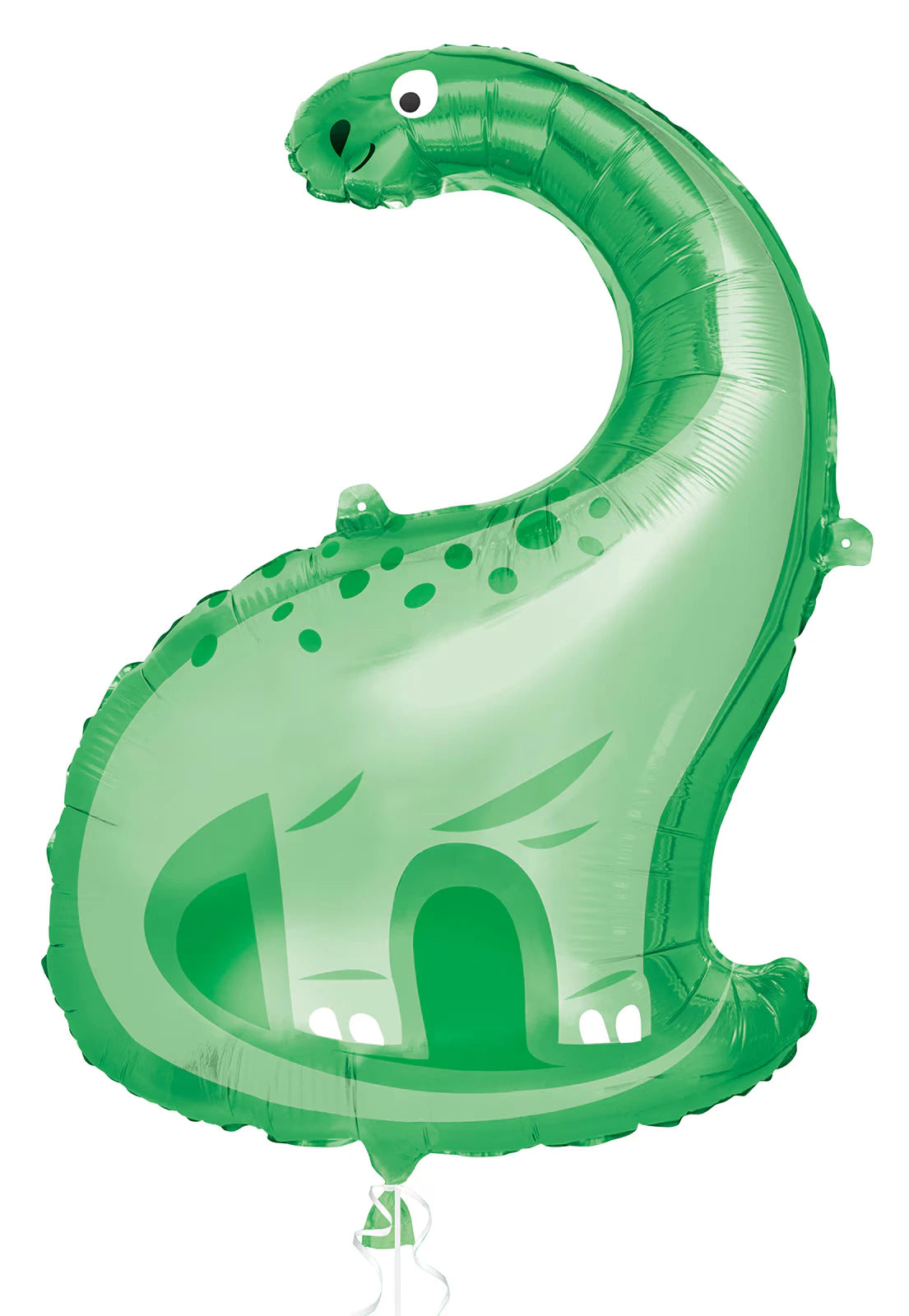apple green colour; dinosaur shape; foil material; large 85cm size;