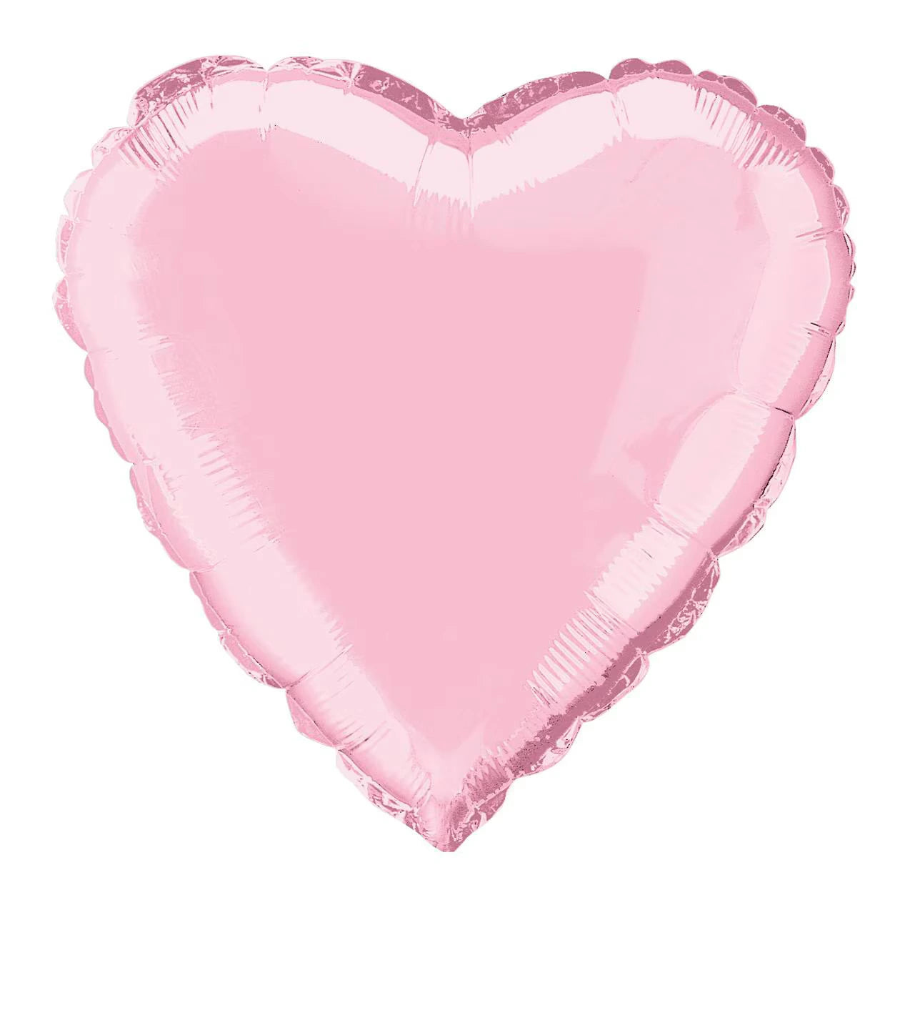 pastel pink colour; heart shape; foil material; packaged individually;