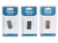 metal magnetic snap buttons; two sets per pack; blue and white packaging; buttons visible through plastic blister; button diameter 18mm indicated on packaging;