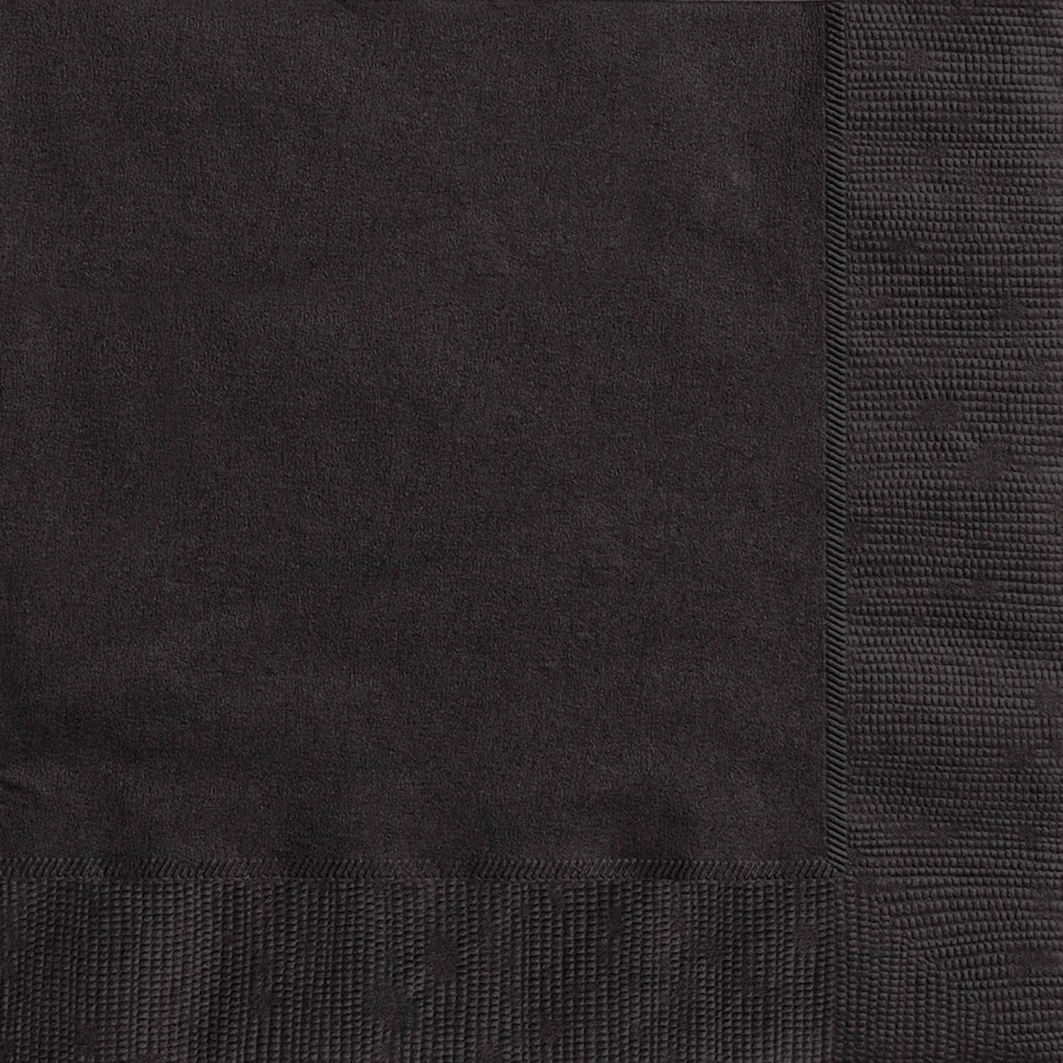solid midnight black colour; square shape; textured edges; paper material;