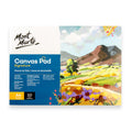 A4 size pad; 10 sheets; blue and white packaging; colourful landscape painting artwork on cover; Mont Marte branding;