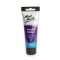 purple colour paint tube; 75ml volume; Mont Marte branding; white top label; black screw cap;