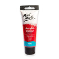 tube packaging with screw cap; red and white labelled tube; 75ml volume marked; Mont Marte branding; crimson colour indication on tube;