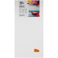 White cotton canvas surface; Rectangular shape, 30x60cm; Pine wood frame visible on edges; Retail packaging label with colourful artwork accents; Label shows product details and size;