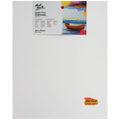 white canvas surface; colorful label with boat image; rectangular pine wooden frame; 60 x 75 cm size indicated on label;