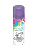 purple spray cap; compact spray can; bright colourful label; 3.17 oz (90g) size;