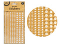 pearl-effect stickers; 9 strips per pack; assorted pearl sizes; strip packaging with kraft backing; self-adhesive border stickers;