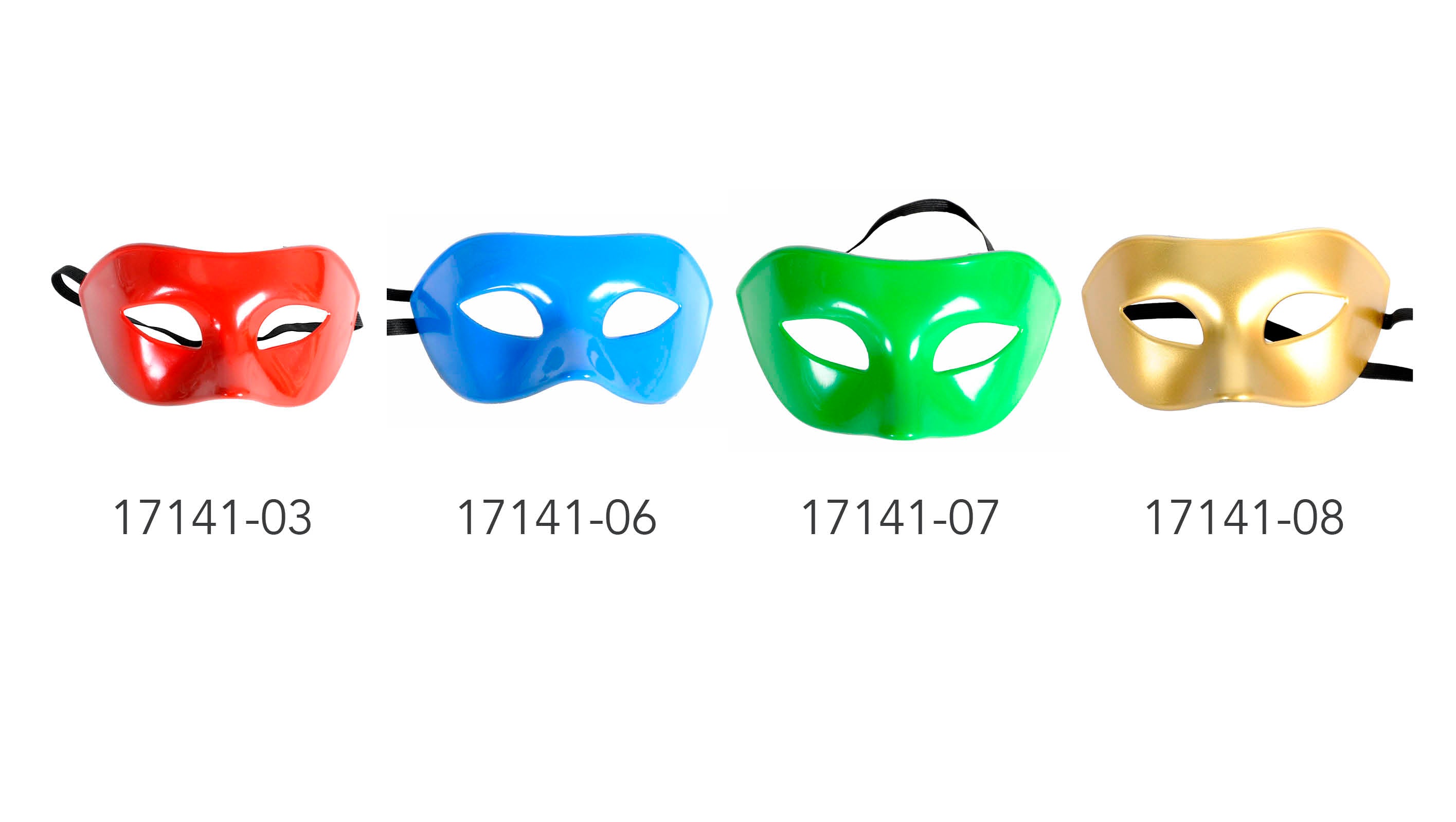 Plain Party Mask (Black); Plain Party Mask (Gold);