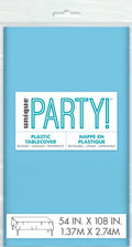 powder blue colour; rectangular shape; plastic material; packaged flat; printed packaging with dimensions;