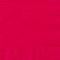 Ruby red colour; Square shape; Paper material; Embossed edges;