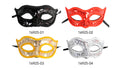 Sequin Party Mask (Red); Sequin Party Mask (Silver);