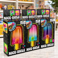 Squishy Ice Pop Fidget Toy – Soft Jelly Popsicle Stress Relief Toy, Random Colour