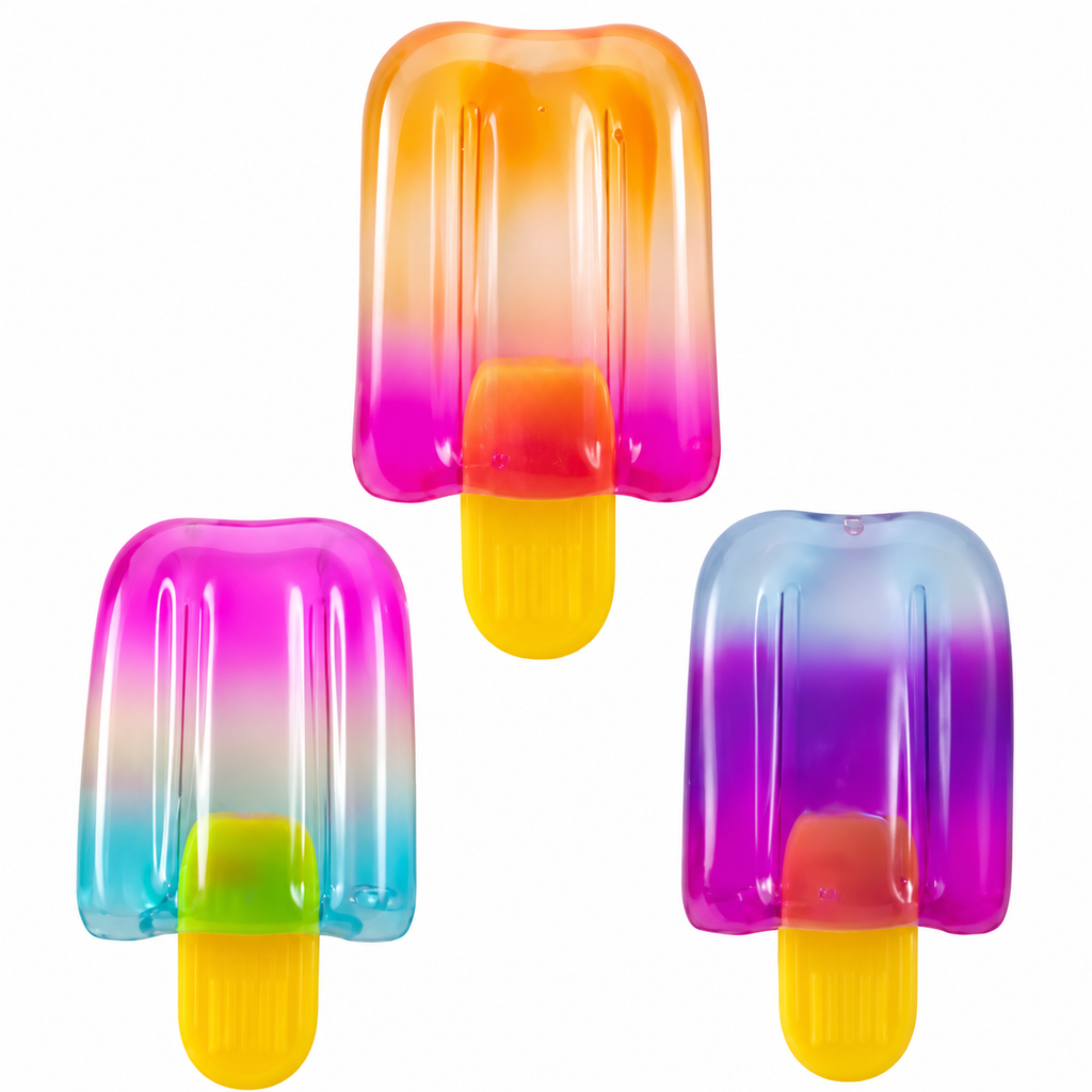 Squishy Ice Pop Fidget Toy – Soft Jelly Popsicle Stress Relief Toy, Random Colour