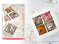 cream coloured cardboard boxes; 4 compartments per box; removable dividers; packaged in a clear plastic hanging pack;