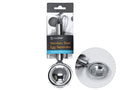 stainless steel material; round bowl shape for separating; 20cm length; packaged with black and grey card;