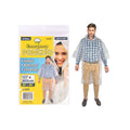 transparent clear plastic material; hooded poncho design; rectangular shape with wide sleeves; packaged in yellow label bag; printed size 127 x 203 cm;